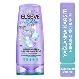 L'Oréal Paris Elseve Hydra [Hyaluronic] Pure Salisilik Asit içeren Yağlanma Karşıtı Nemlendirici Saç Kremi 250 ml